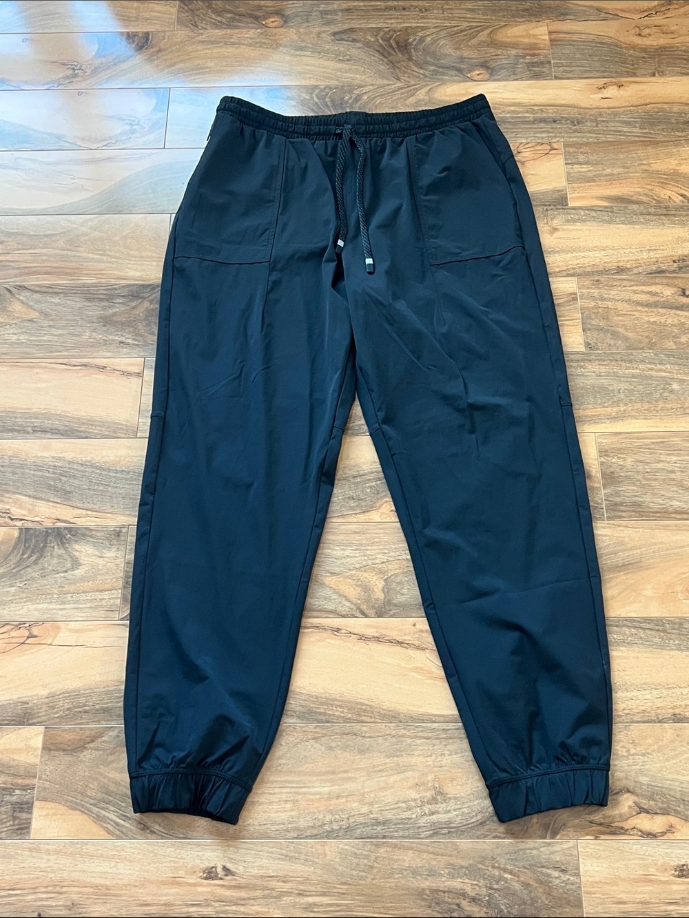 Fabletics The One Joggers Black Stretch Active Athletic Gym Pants Mens Sz Large